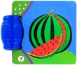 Овощи, фрукты, ягоды Серия: Книжки с погремушкой инфо 7539h.